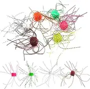 10pcs Soft Plastic Fishing Lures, Fishing Lure Kit, Bait with Dice Shape, PVC Lure Slow Sinking Flexible Bass Lures for Catfish and Perch