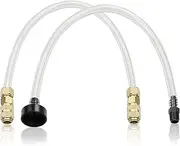 ZHINIAN Hydraulic Steering Filler Kit Bleed Kit Fill Tube Marine Tool Rust Free Quick Connect Professional Bleed Kit for Seastar