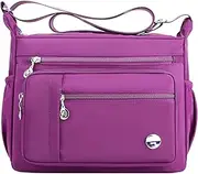 [MINTEGRA] Women Shoulder Handbag Roomy Multiple Pockets Bag Ladies Crossbody Purse Fashion Tote Top Handle Satchel