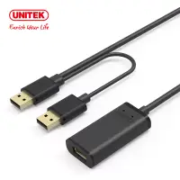 在飛比找博客來優惠-UNITEK 優越者 USB2.0 訊號放大延長線(10M)