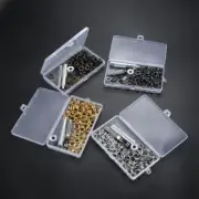 100 Sets Grommets Eyelets 3/8in for Repairing Canvas Tarps Tents Pool Coverings