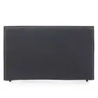 Slipcover Bedhead King Size Linen Upholstered Headboard Charcoal Juno