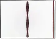 Black n' Red Notebook, Business Journal, 11-3/4" x 8-1/4", 70 1 Count,