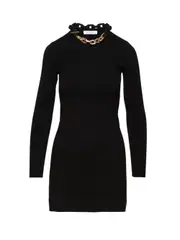 [Rabanne] Rabanne-Robe Mini Long Sleeve Dress-Donna M