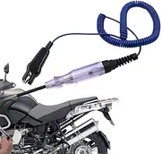 Test Light with Voltmeter - Voltage Test Light 6-24V Circuit Tester - Electric Tool with Extended Spring Wire Probe Fuse Pen for Car