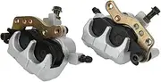 Front Brake Caliper Metal Alloy Solid Replacement, 2pcs Left Right 43041 1518 for KLF300 Bayou 300