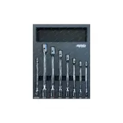 SP Tools 8Pcs Dual Flexhead Socker Spanner Set - Housed in EVA Foam Cr-V Steel