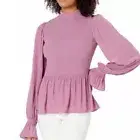 Ramy Brook Justine Long Sleeve Top in Mauve. NWT. Size Small. Retail- $345