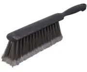 Flo-Pac Counter Brush, Bench Brush, Dustpan Brush with Solid Color 1 Dark Gray
