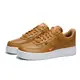 NIKE 休閒鞋 AF1 LOW MINI SWOOSH 焦糖 皮革 黑粉小勾 女 (布魯克林) CT1989-700