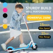 250W 16KM/H Kids Electric Scooter 15KM Range Foldable E Scooter
