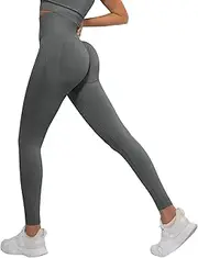 [Generic] Yoga Pants for Women Tummy Control Sports Casual Full Length Buttery Soft Yoga Pants, Dark Gray, X-Large