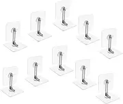 SHOWERORO 10 Sets Adhesive Furniture Wall Anchors No Drill Tip Furniture Straps for Proofing Enhanced Stability and Safety Easy Installation Efficient Fixation for Bookshelves and Cabinets