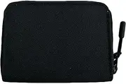 [Vera Bradley] RFID Small Zip-Around Wallet, One Size, Black (Lighten Up), Zip-around Wallet