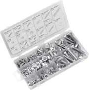 Performance Tool 240-Piece Metric Zinc-Plated Bolt-Nut-Washer Assortment - W5334