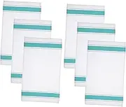 NAMOARLY 6Pcs Cotton Dinner Napkins Wine Glasses Cleaning Cloth Absorbent Compact No Shedding Stylish Design for Glassware Cleaning and Outdoor Use