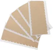 SOESFOUFU 10 Sheets Wig Glue Paster Double Stick Tape Double Sided Wig Tape Hair Extension Hair System Tape Wig Tape Double Sided Waterproof Tape Double Side Tape Invisible Tape Brown Paper