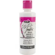 Tulip Soft Fabric Paint 4oz-Matte Glacier White TSFP-20403