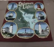 Delaware Lights ovefalls cape henlopen Fenwick Island bay jersey tapestry flag