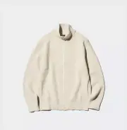 Uniqlo Middle Gauge Full-Zip Sweater 3 Colors , Size XS - 4XL 475298