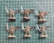Warhammer 40k Imperial Guard Kasrkin Sergeant Metal OOP