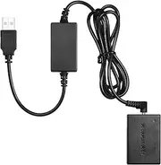 Generic 5V USB to LP-E17 Dummy Battery Pack DC Coupler Adapter Replacement for Canon EOS M3/M5/M6 Cameras