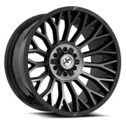 20x10 XF Off-Road XF-237 Gloss Black & Brushed DDT Wheel 6x135/6x5.5 (-24mm)