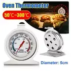 Oven Thermometer Stainless Steel Mini Dial Stand Up Temperature Gauge Food Meat