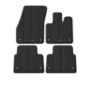 TRAVALL All Weather Floor Mats for Land Rover Discovery Sport 2019- Rubber Set