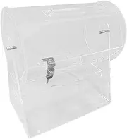 Folpus Raffle Drum Raffle Ticket Cage, Bingo Game,Clear Raffle Ticket Box,Raffle Ticket Drum Cage for Bingo Balls