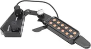 Guitar Pickup 12 SoundHole Electric Transducer Tone Volume Control Ukulele Accessories Iron and Plastic