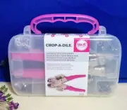 *NEW* We R Memory Keepers CROP-A-DILE Hole Punch-Eyelet Setter Tool-Scrapbooking
