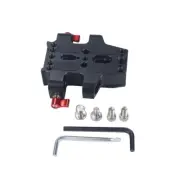 Universal 1/4"&3/8" Baseplate With Dual 15mm Rod Rail Clamp For Camera Cage s