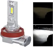 H8 LED Headlight - Replacement 12V 6000K Headlamp Plug And Play | Car Headlight Light Bulb, Driving Fog Light For Wide Vision Range