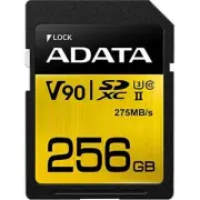 ADATA Premier ONE SDXC Memory Card - 256GB UHS-II - U3 - Read up to 275MB/s -