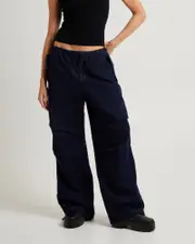 Lennie Denim Cargo Pants Ink Blue