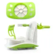 Perfect Peel Apple Peeler - Easy Clean Removable Commercial Grade Blade - Corer