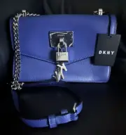 DKNY Elissa Medium Shoulder Bag Blue-new With Tag!!