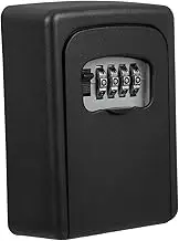 GETAJGHSD Key Management : Metal Key Safe Box Outdoor Wall Mount Combination Lock Large Capacity Easy to Use