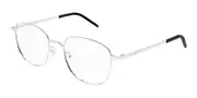 Saint Laurent SL 682/F Asian Fit 001 Men's Glasses Silver Size 53 - Private Health Rebate - Blue Light Block Available