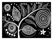 Dotted Leaves Canvas Print