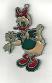 Daisy Duck Suncatcher w/Suction cup (New Old Stock)
