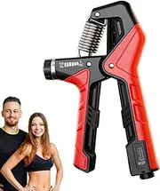 Grip Strengthener,Hand Grip Strength Trainer Exerciser | Anti-Slip Adjustable Ergonomic Portable Training Exerciser for Strengthening Muscle Building Climbing Gym Fitness Travel