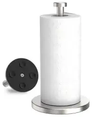 Paper Towel Holder, Paper Towel Dispenser Standing Weighted Base Non SlipB5