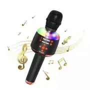 Bluetooth Wireless Karaoke Microphone With LED Lights