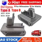 AU Battery Adapter for Makita for Milwaukee 18V to for Dyson DC31 DC44 DC35 DC34