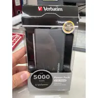 在飛比找蝦皮購物優惠-Verbatim 威寶 5000mAh 超薄鋁合金行動電源