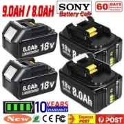 8.0Ah 9.0Ah 12.0Ah For MAKITA 18V LITHIUM BL1860 BL1830 BL1850 BL1860B BATTERY