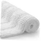 Bath Mats for Bathroom,Thick Soft Chenille Non Slip Shower Mat Quick Dry