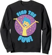 [Disney] Pixar Inside Out Find The Fun Vintage Joy Star Circle Sweatshirt